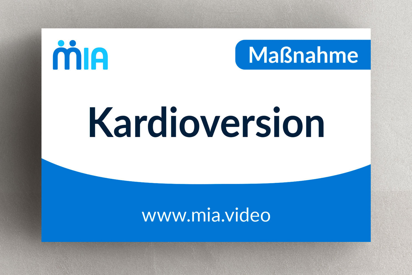 Kardioversion Maßnahme