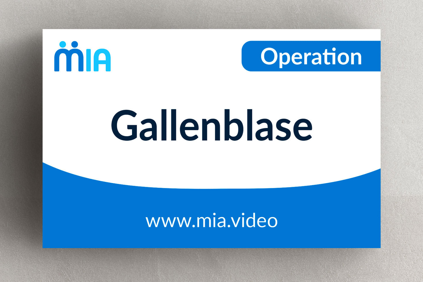 Gallenblase Operation