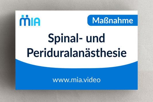 Spinal_Periduralanästhesie Maßnahme