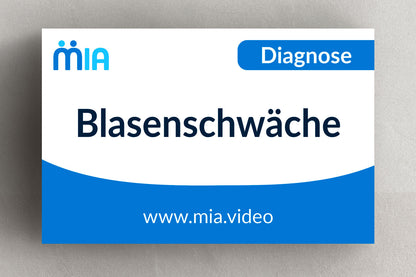 Blasenschwäche Diagnose