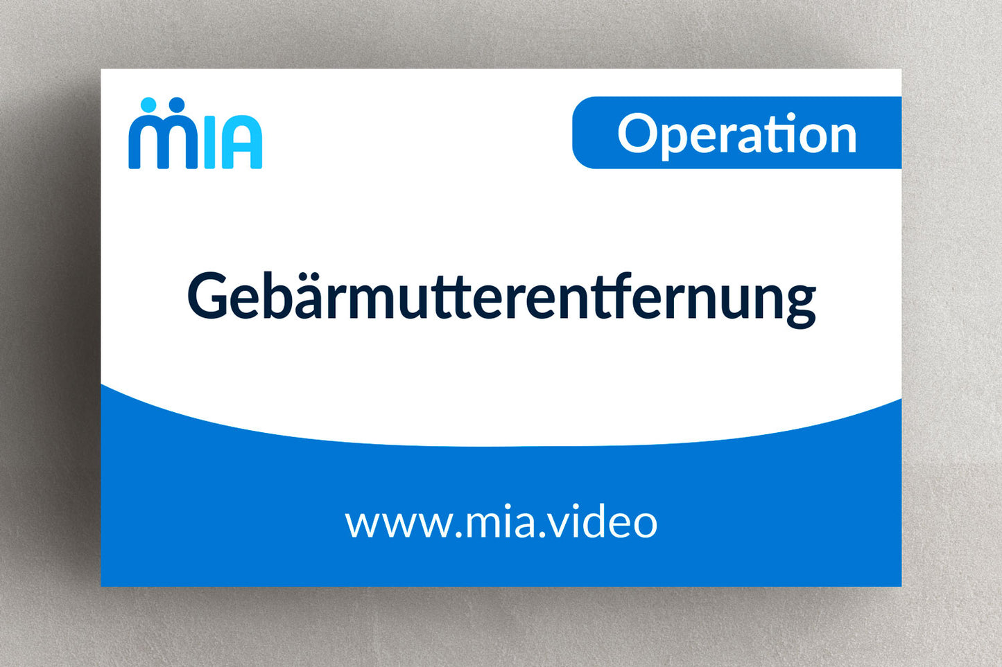 Gebärmutterentfernung Operation