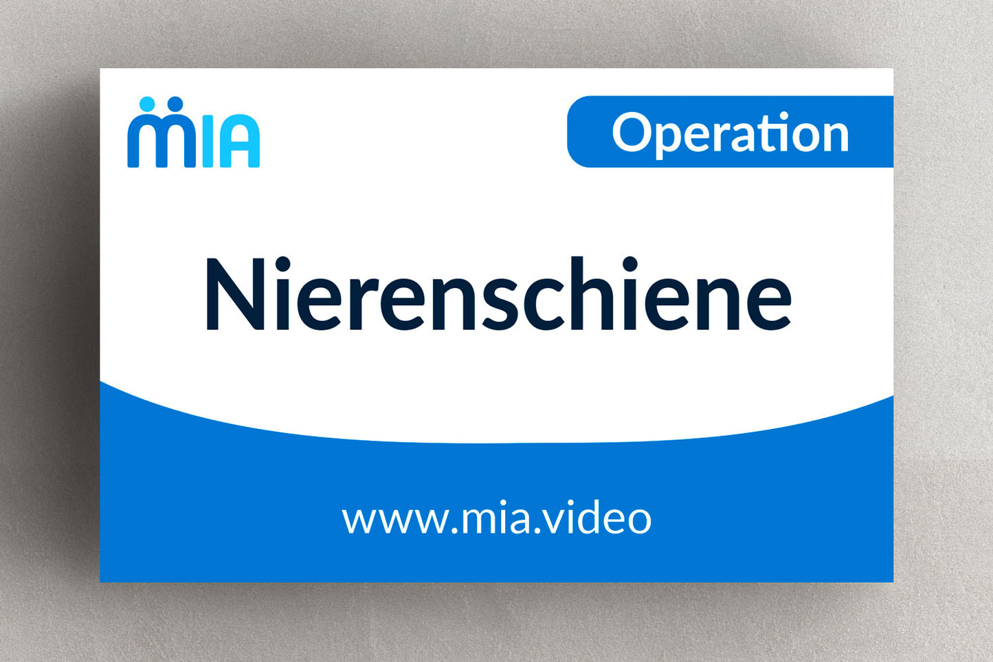 Nierenschiene Operation